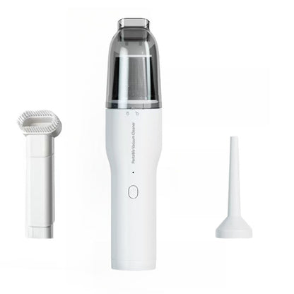 Car Vacuum Cleaner, Portable Air Blowing and Vacuuming, Dual-Use for Car and Home, Wireless Charging, Handheld, High Suction Power