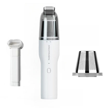 Car Vacuum Cleaner, Portable Air Blowing and Vacuuming, Dual-Use for Car and Home, Wireless Charging, Handheld, High Suction Power