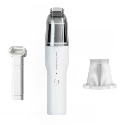 Car Vacuum Cleaner, Portable Air Blowing and Vacuuming, Dual-Use for Car and Home, Wireless Charging, Handheld, High Suction Power