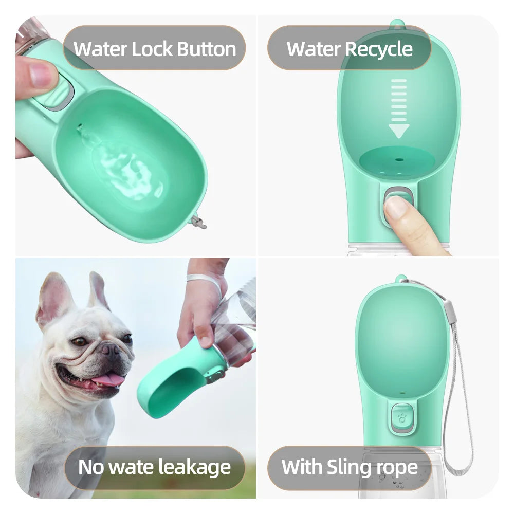 Portable Dog Water Bottle For Small, Large Dogs, Cat Outdoor