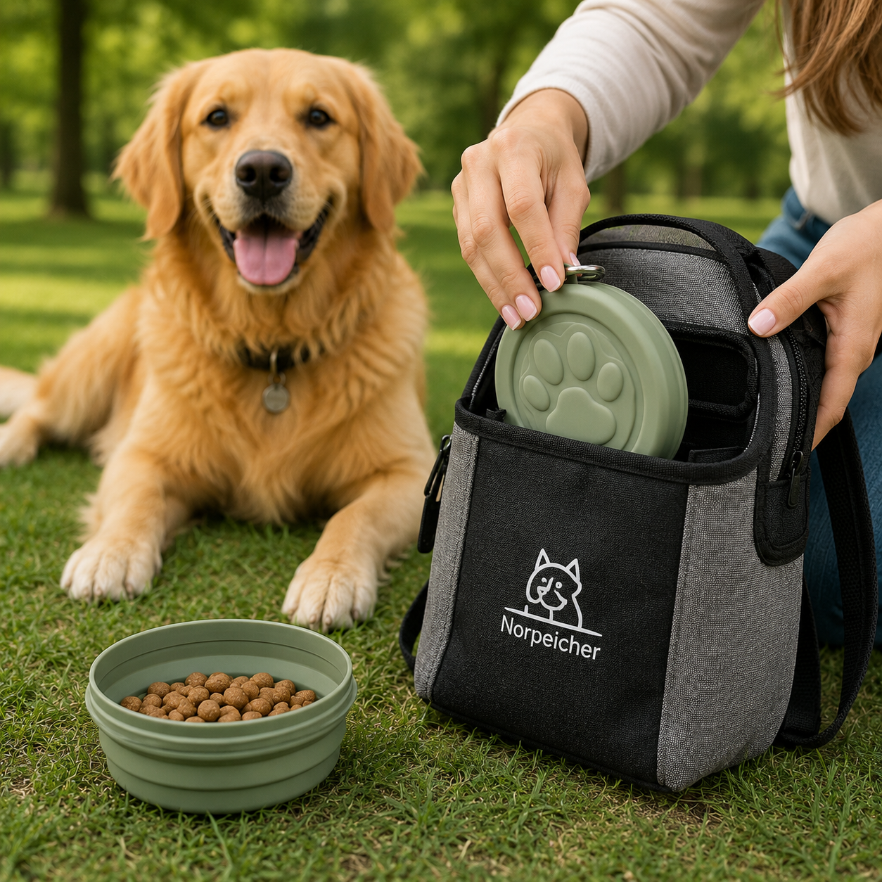 Portable Outdoor Pet Bowl